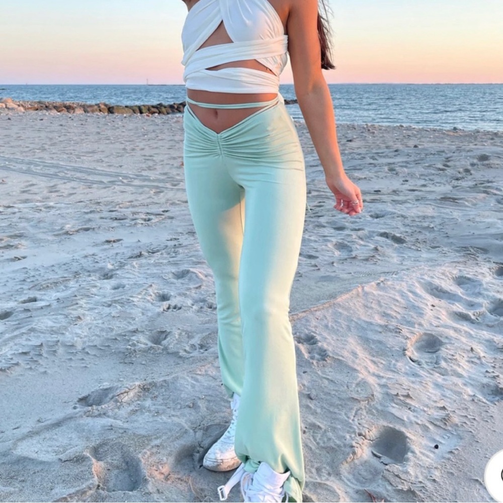 MADDOX PANTS SOFT LIGHT SAGE PANTS